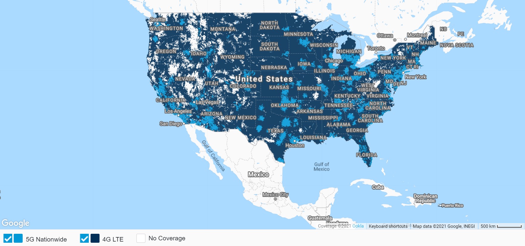 spectrum mobile map