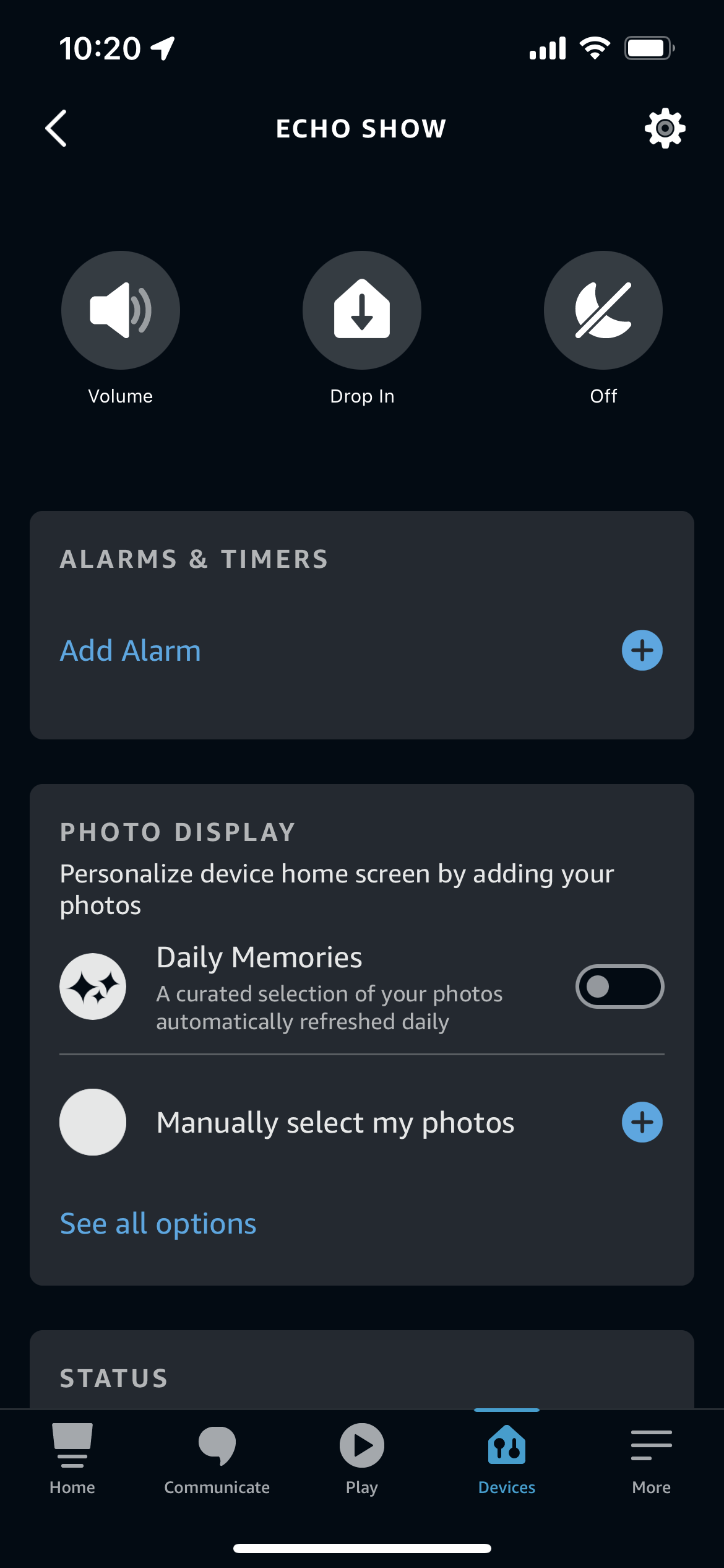 Alexa device settings in 2022