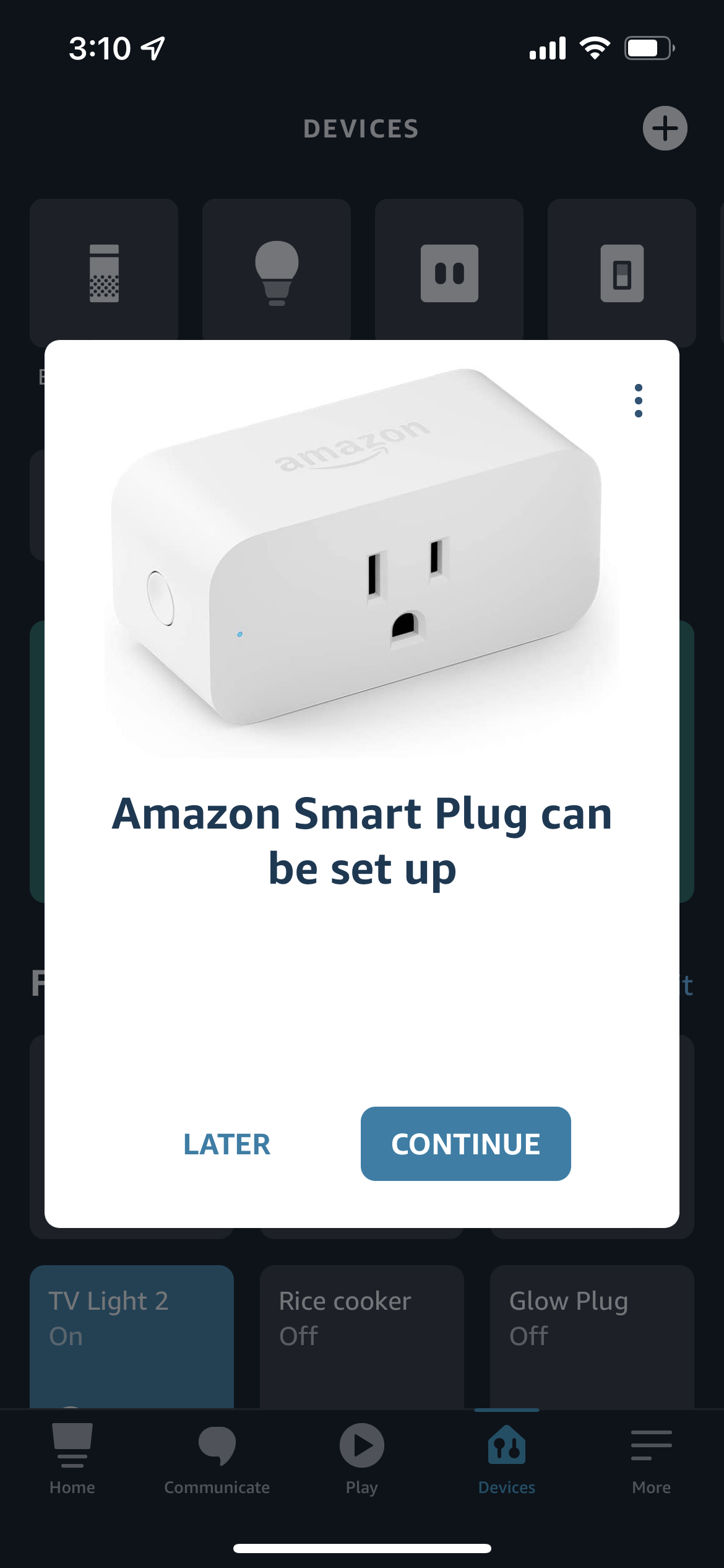 Amazon Smart Plug App Detection