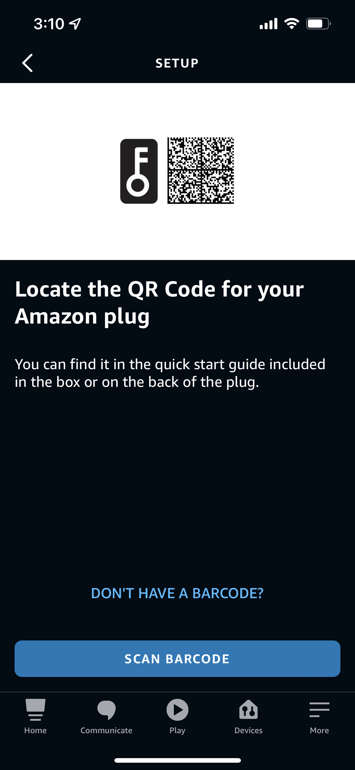 Amazon Smart Plug QR Code