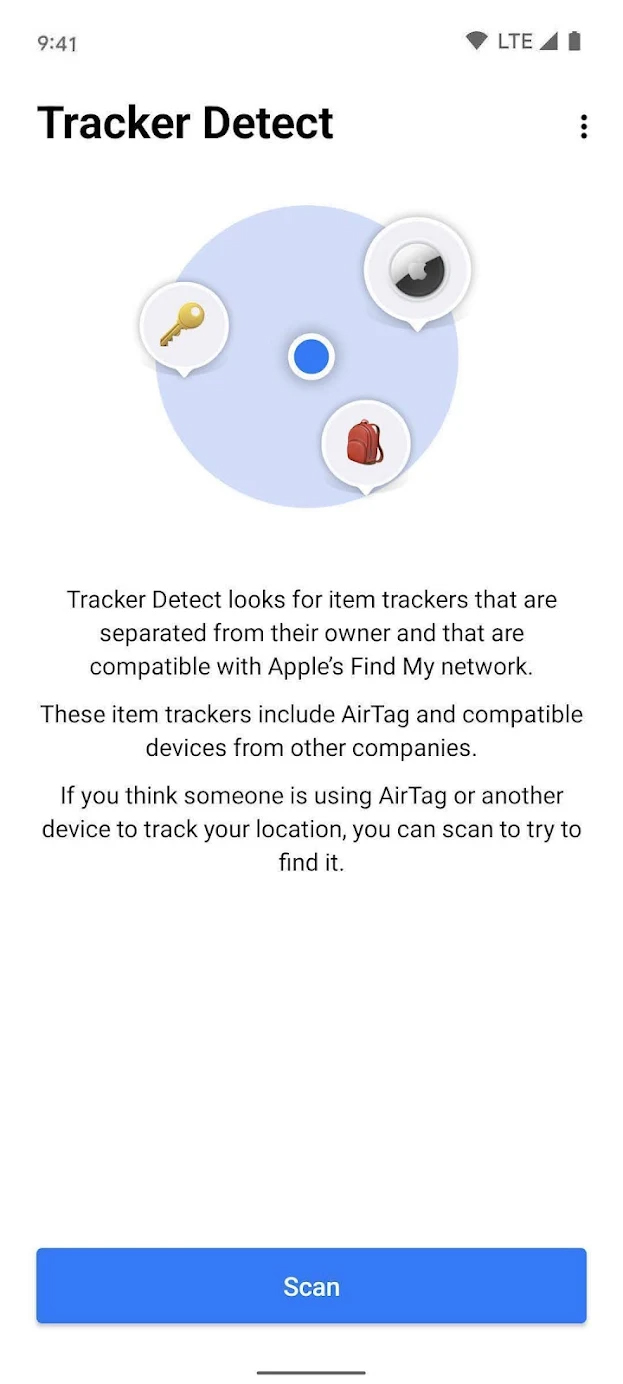 Apple AirTags Tracker Detect app Android 1