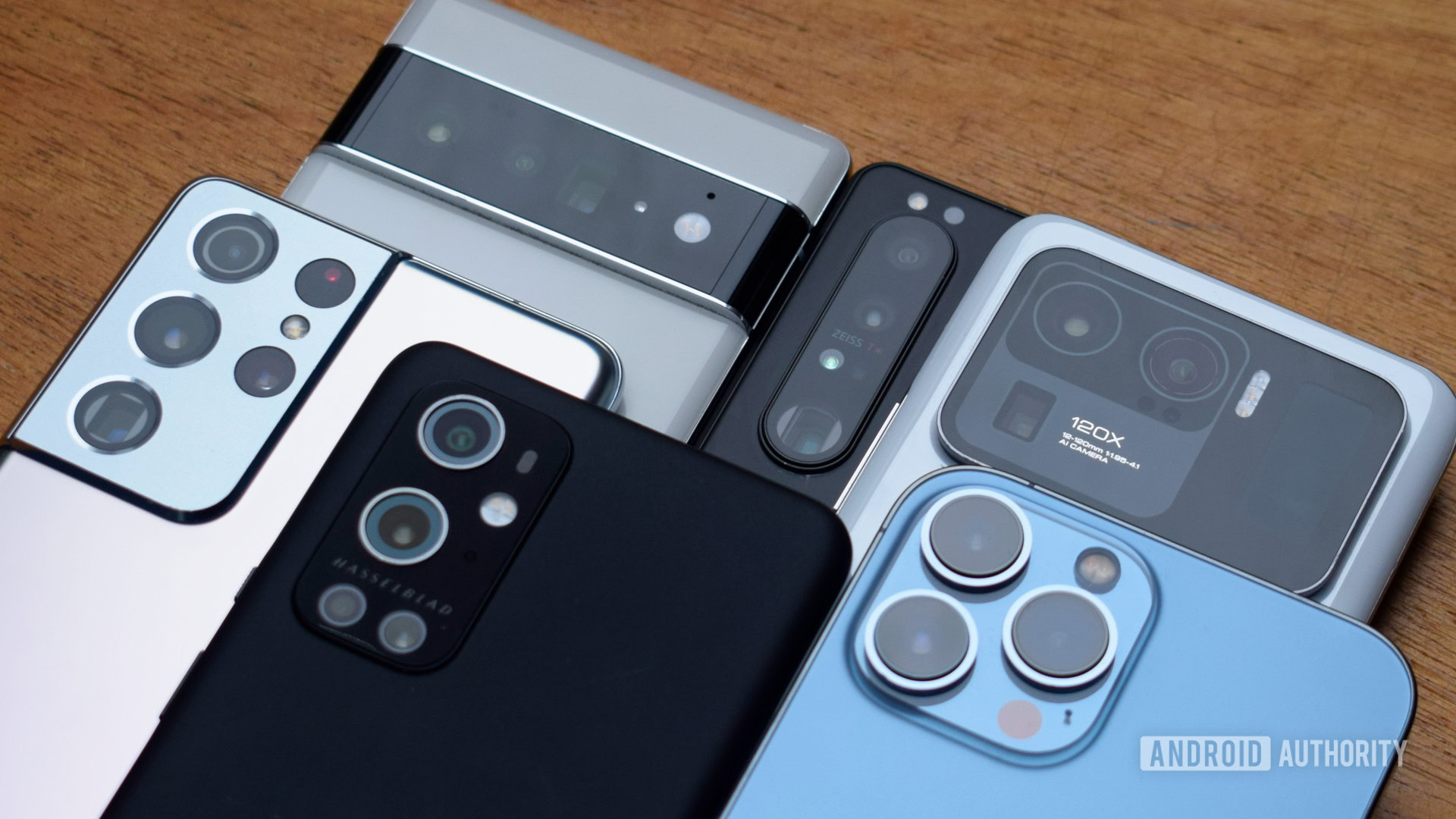 Best Smartphone Cameras 2021 mixed up - Apple iPhone 13 Pro Max, Google Pixel 6 Pro, OnePlus 9 Pro, Samsung Galaxy S21 Ultra, Sony Xperia 1 III, Xiaomi Mi 11 Ultra