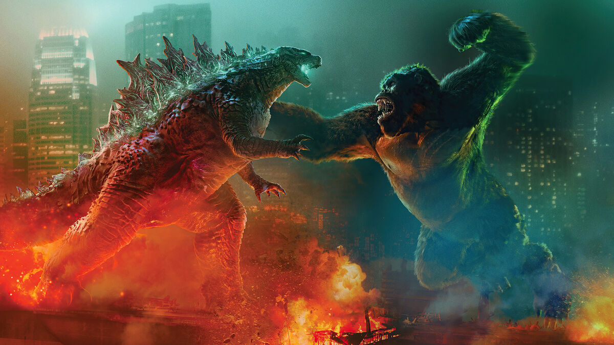 Godzilla vs. Kong — still of the two titans facing off