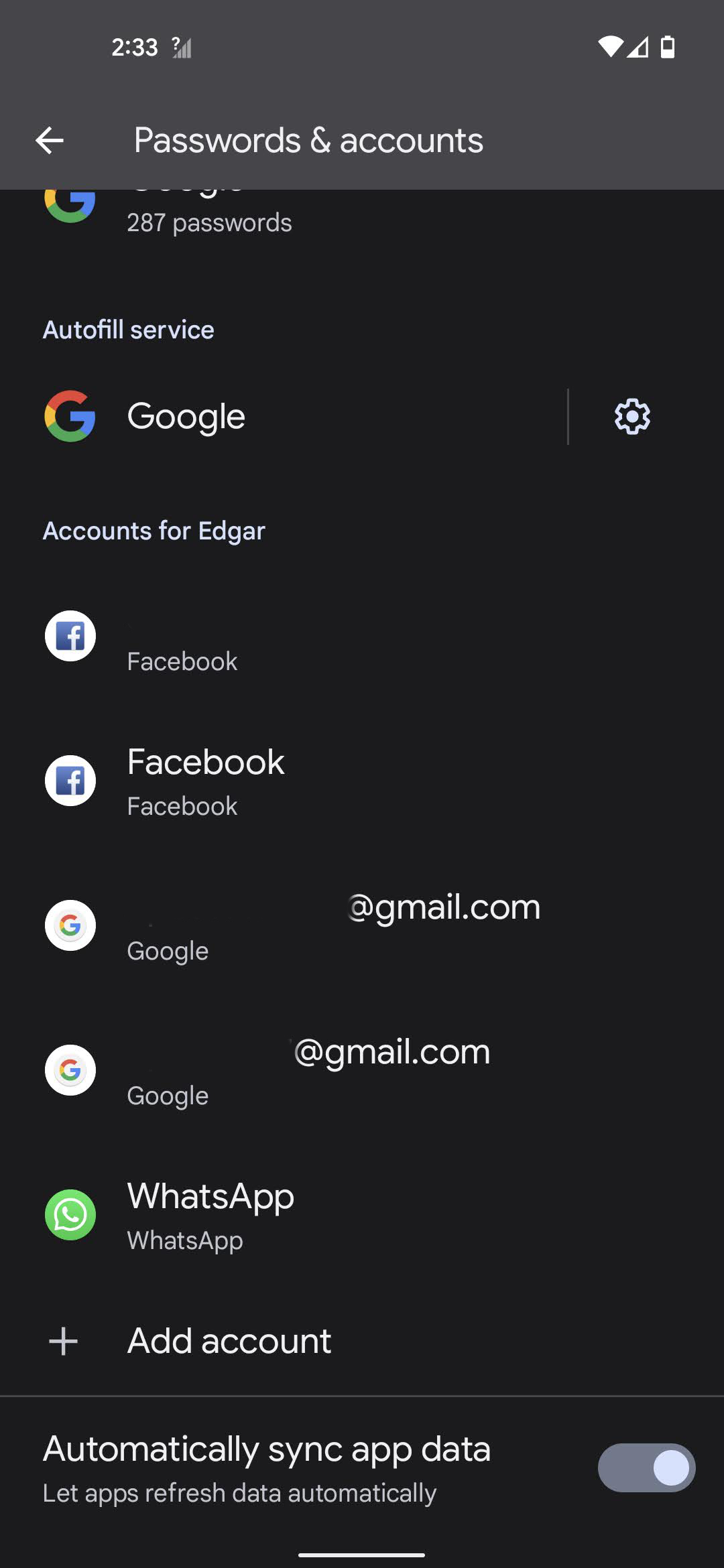 How to add a Google account on Android 2