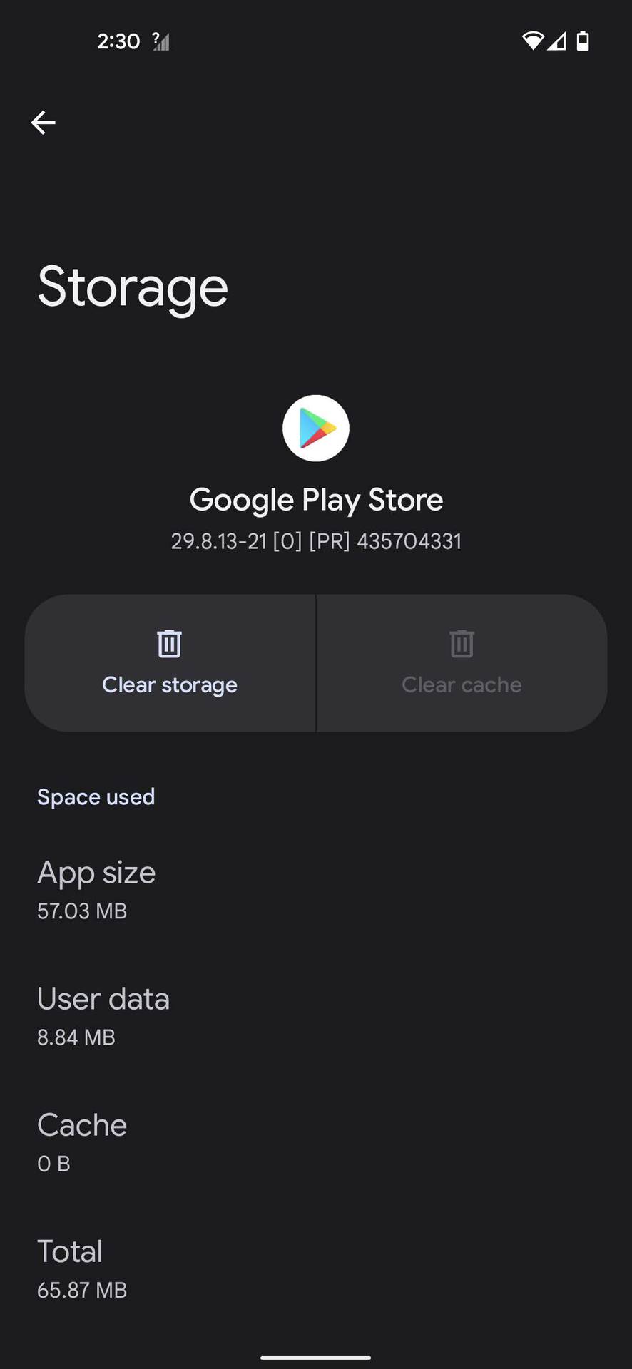 How to clear app storage 5