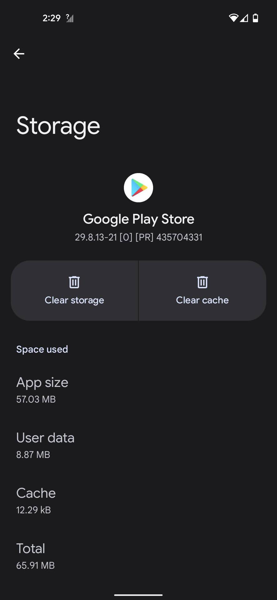 How to clear cache on an app 5