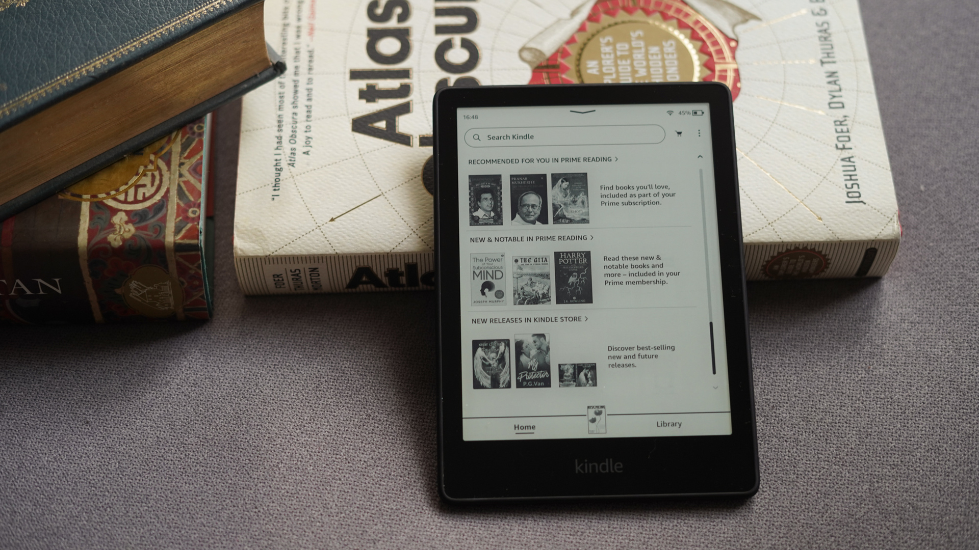 Kindle Paperwhite 2021 book recommendations from Amazon