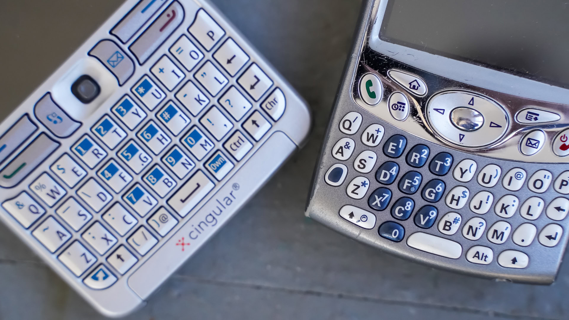 QWERTY keyboard closeup