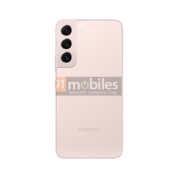 Samsung Galaxy S22 Leaked Renders in Pink Gold Back