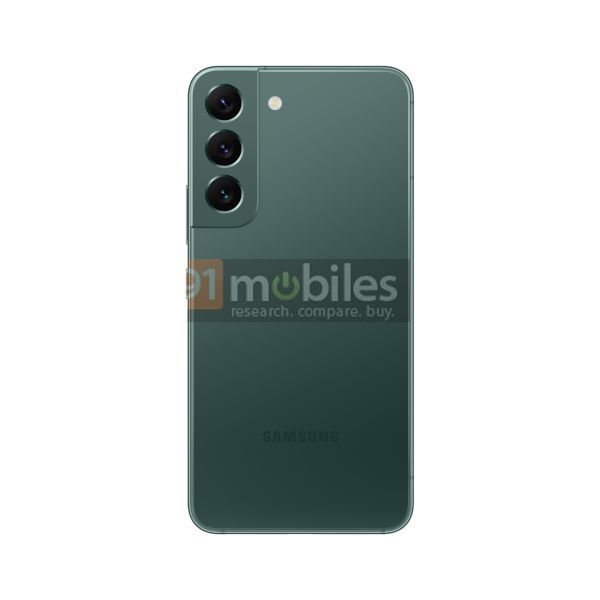 Samsung Galaxy S22 Leaked Renders in green back
