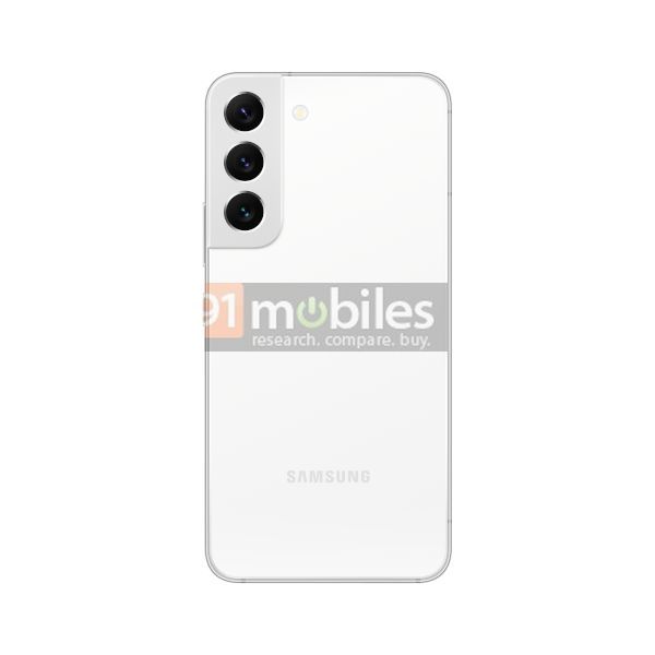 Samsung Galaxy S22 Leaked Renders in white back