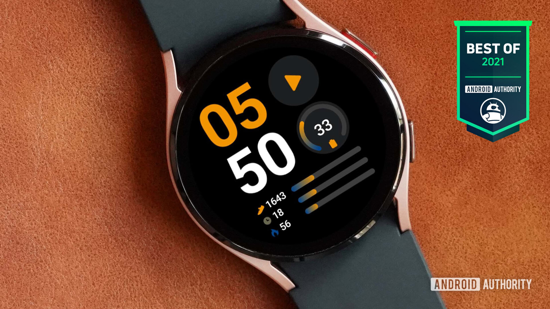 Samsung Galaxy Watch 4 Android Authority Best of 2021 badge
