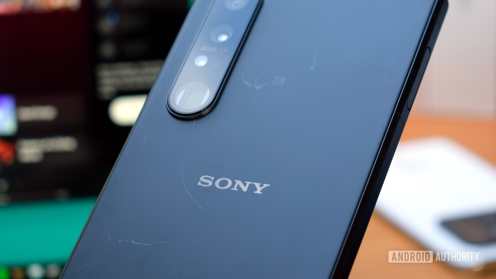 Sony Xperia 1 III with scratches on the back casing
