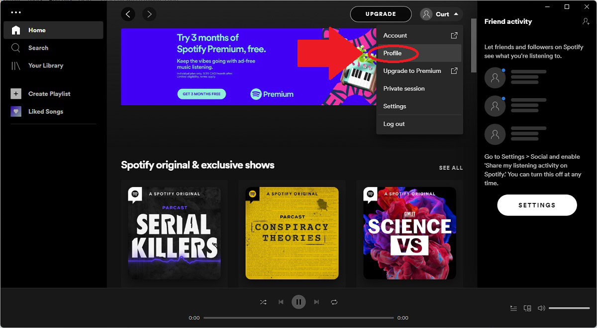 spotify desktop step 2