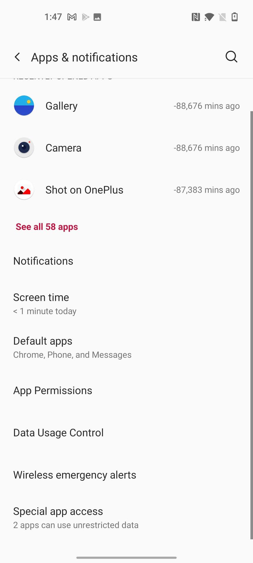 Turn off amber alerts on OnePlus phones 2