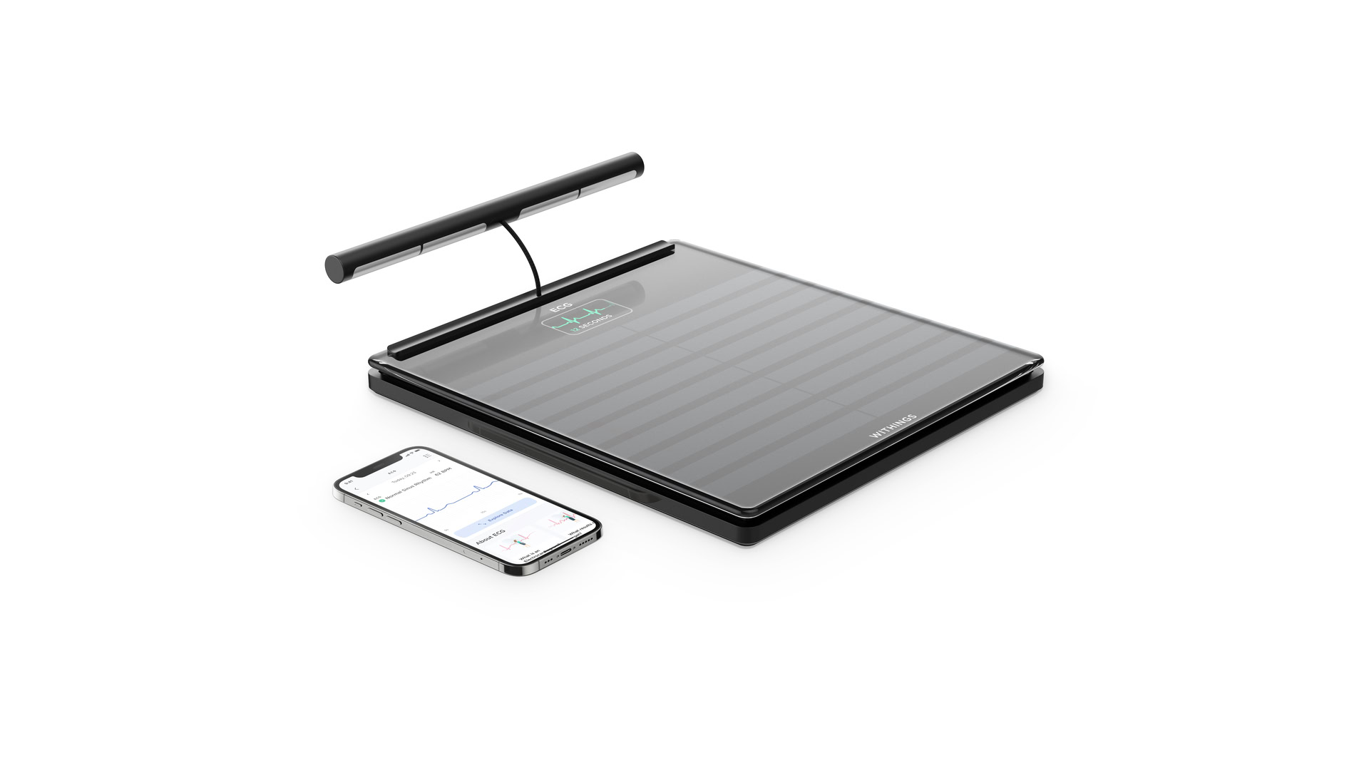 The Withings Body Scan smart scale measures ECG, body composition