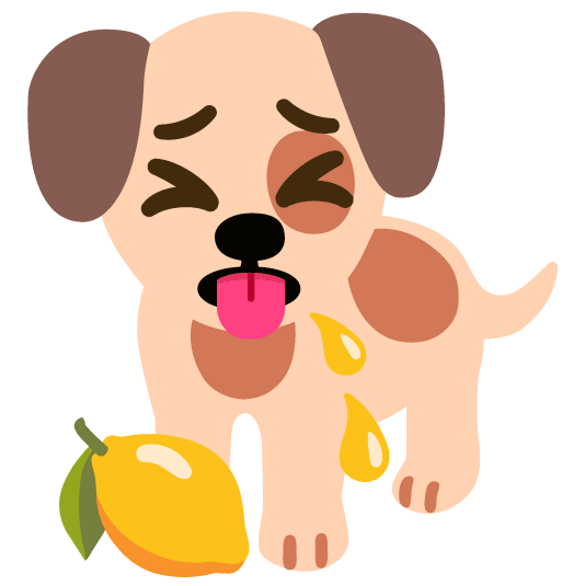 gboard emoji kitchen combo dog + lemon