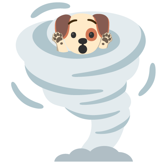 gboard emoji kitchen combo dog + tornado