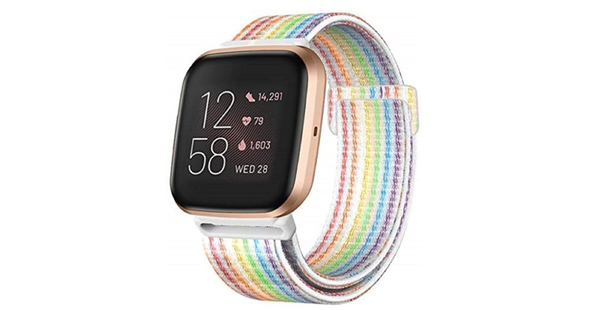 hapaw nylon band fitbit versa 2 bands