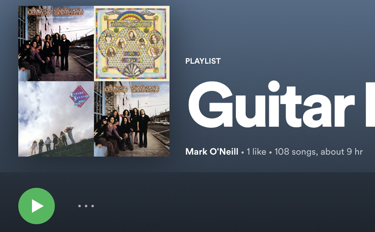 spotify desktop menu link