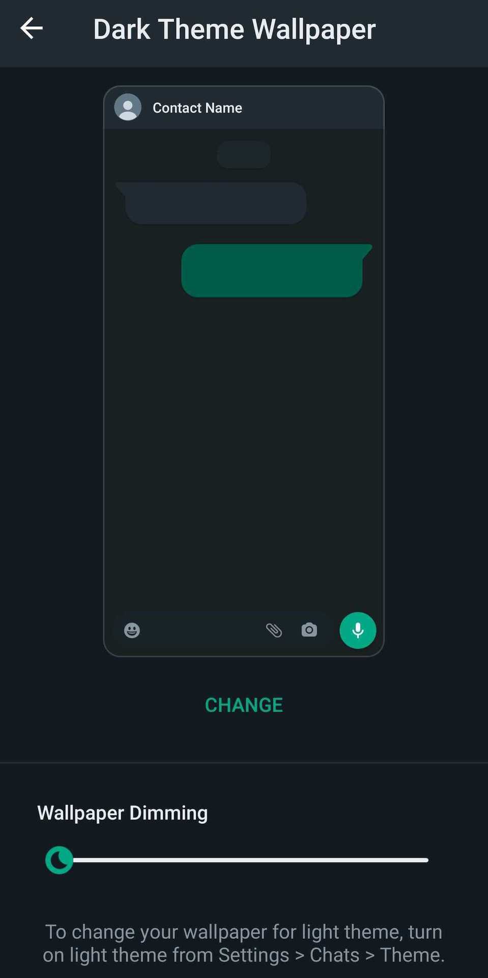whatsapp android set wallpaper