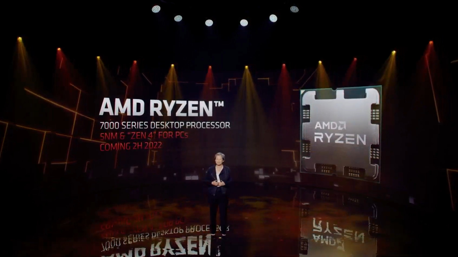 AMD Ryzen Zen 4 tease CES 2022
