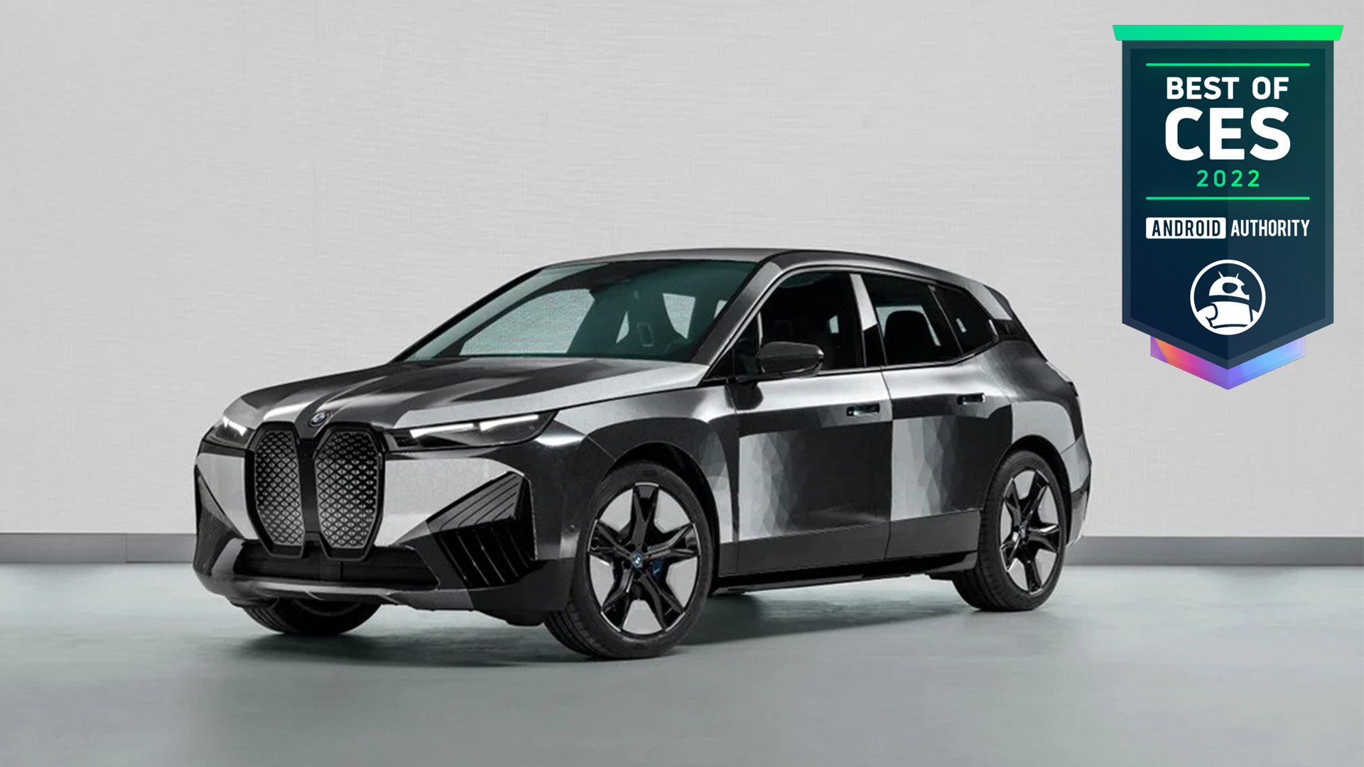 BMW iX Flow Android Authority Best of CES 2022 Award winner