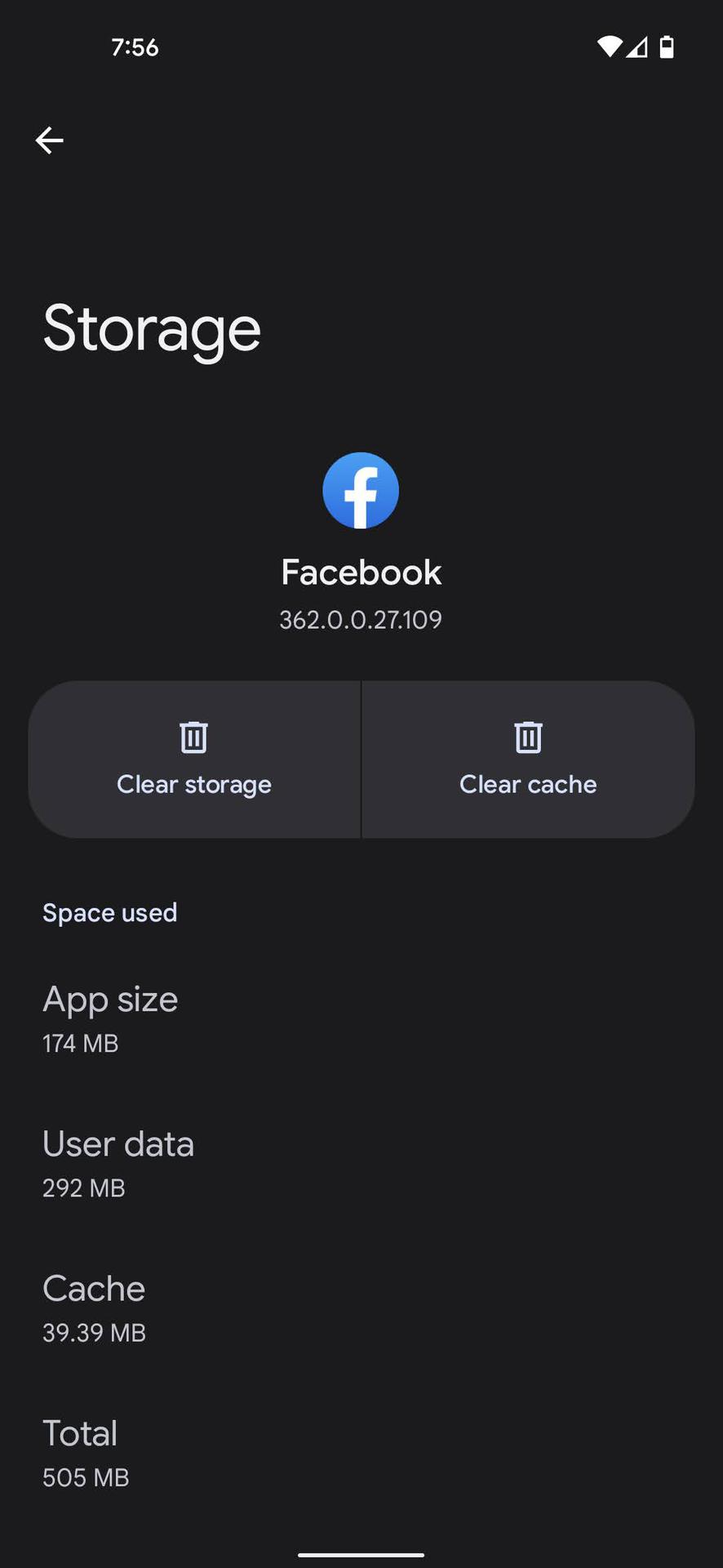 Clear Facebook cache 4