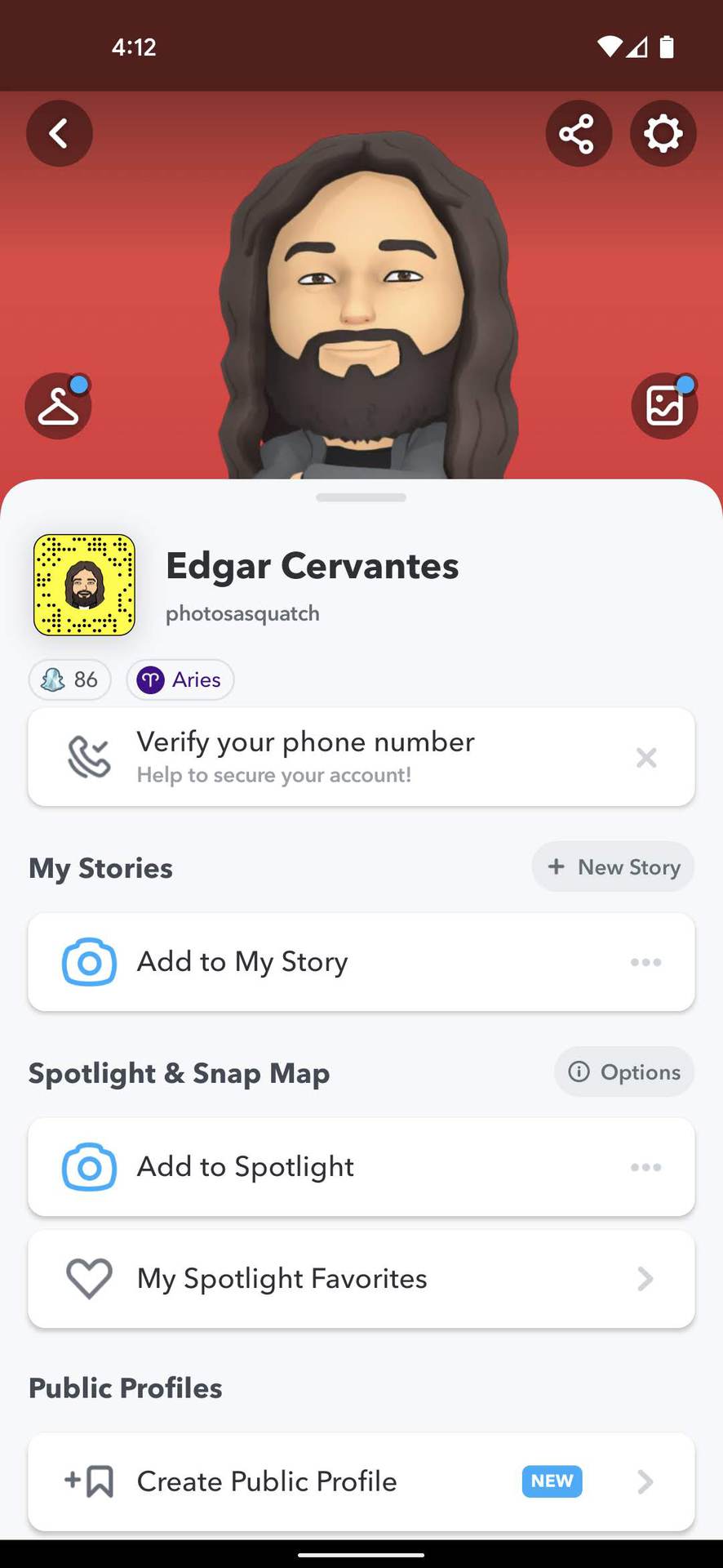 Clear Snapchat Cache 1