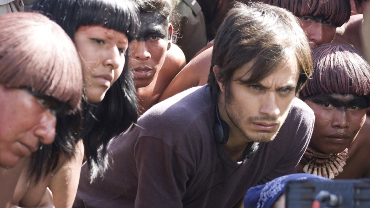 Gael Garcia Bernal films with Bolivian Natives in Even the Rain - best spanish movies
