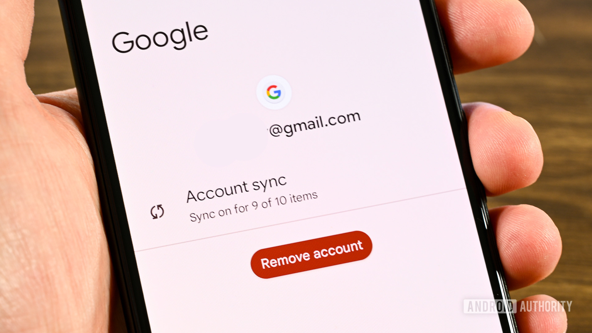 Google Play Remove Account