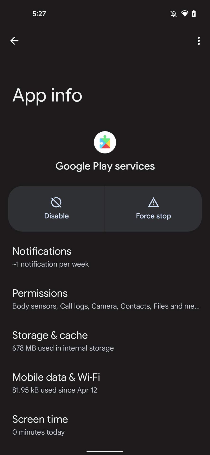 How to clear Google Play Services cache 4