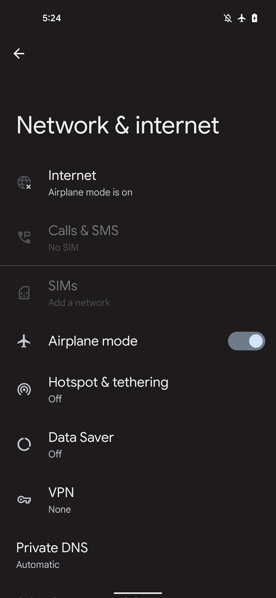 How to turn on Airplane Mode on Android 2
