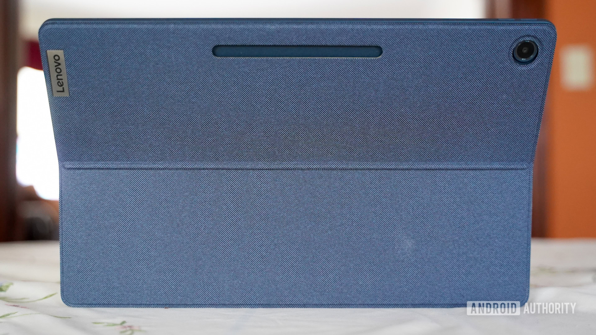 Lenovo IdeaPad Duet 5 Chromebook rear panel when standing