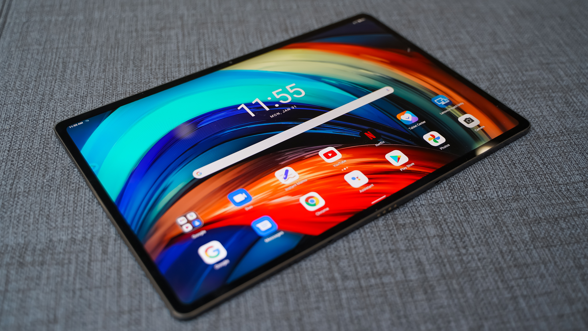Lenovo Tab P12 Pro front perspective