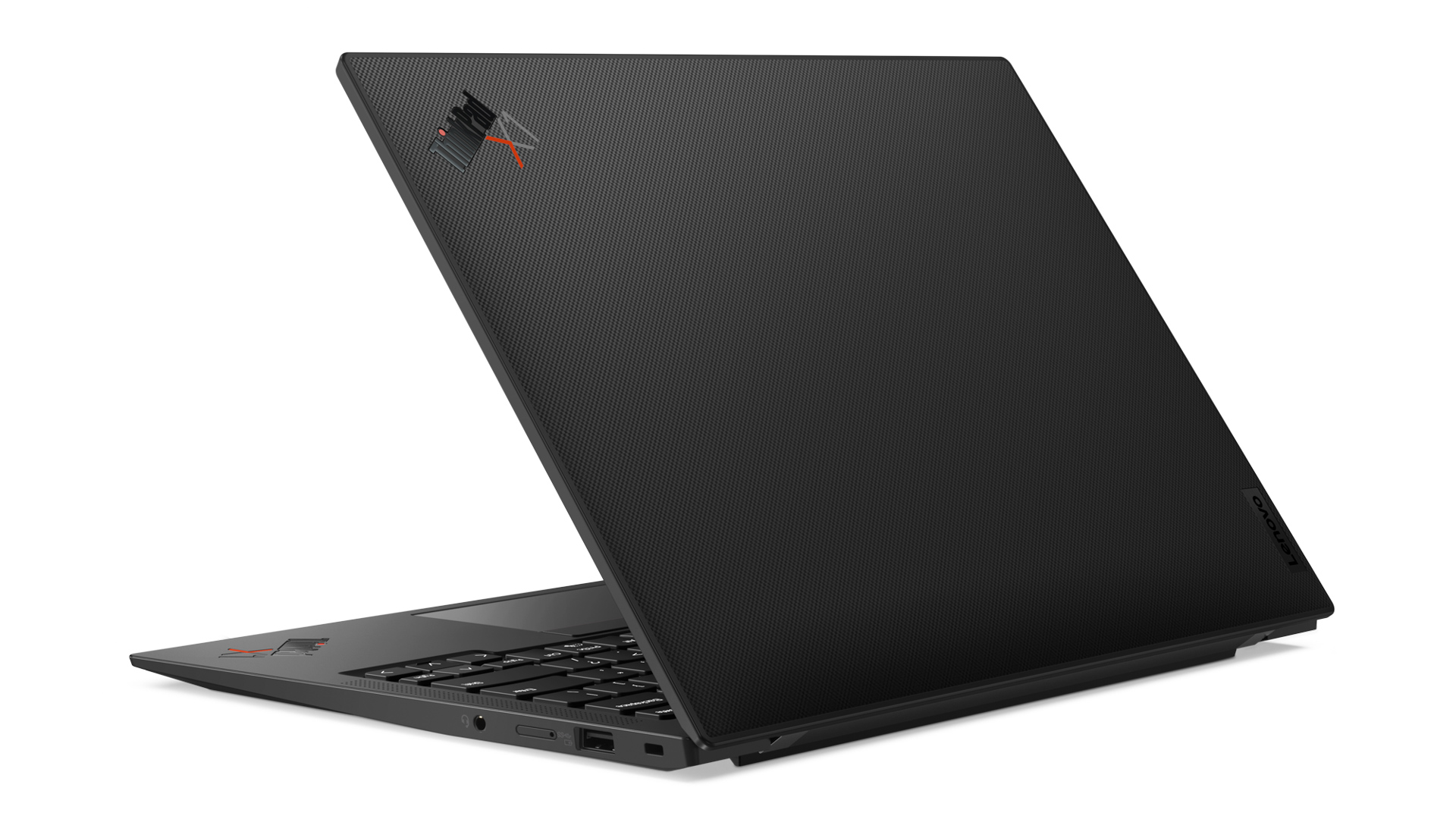 Lenovo ThinkPad X1 Carbon G10 Hero Rear Facing Left