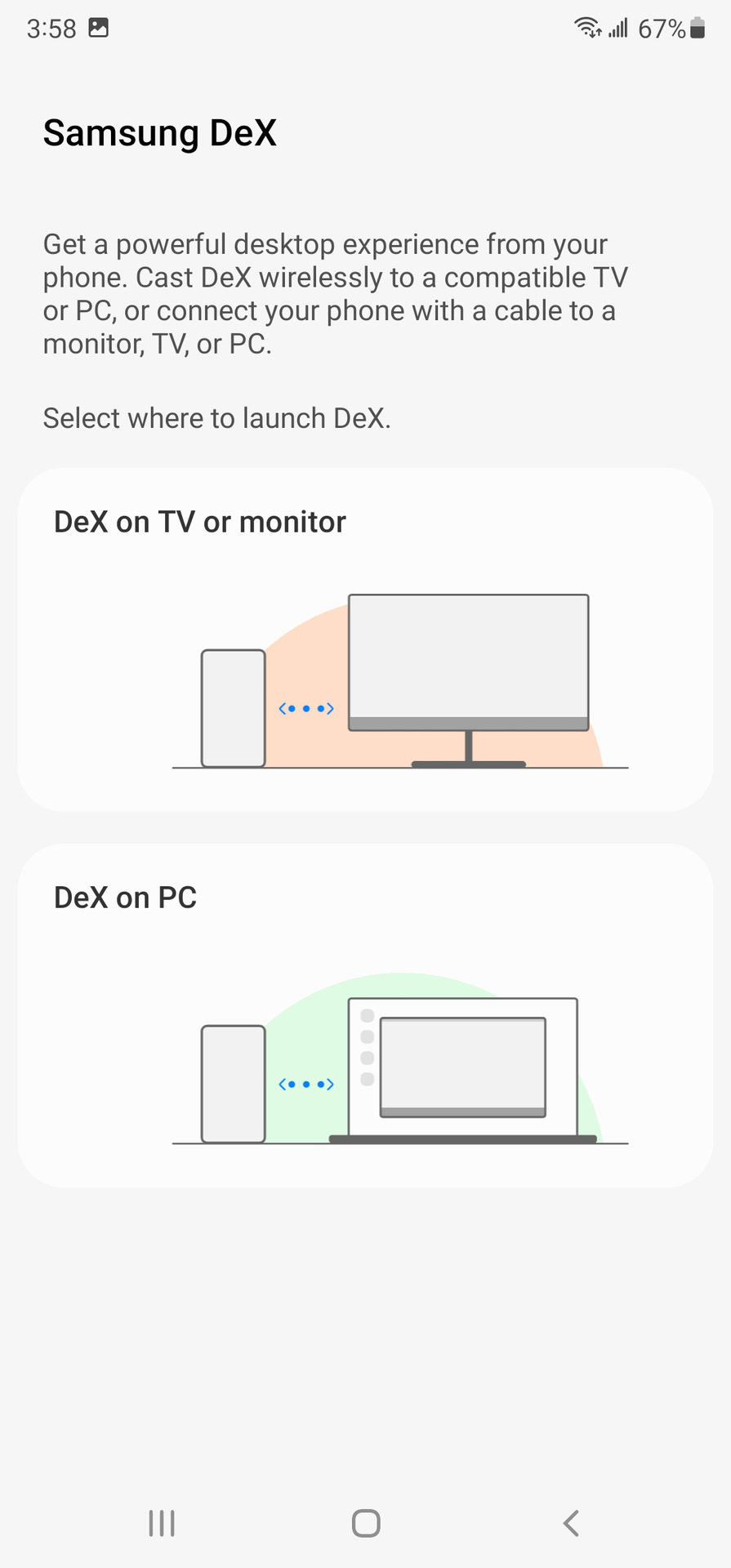 One UI Samsung Dex