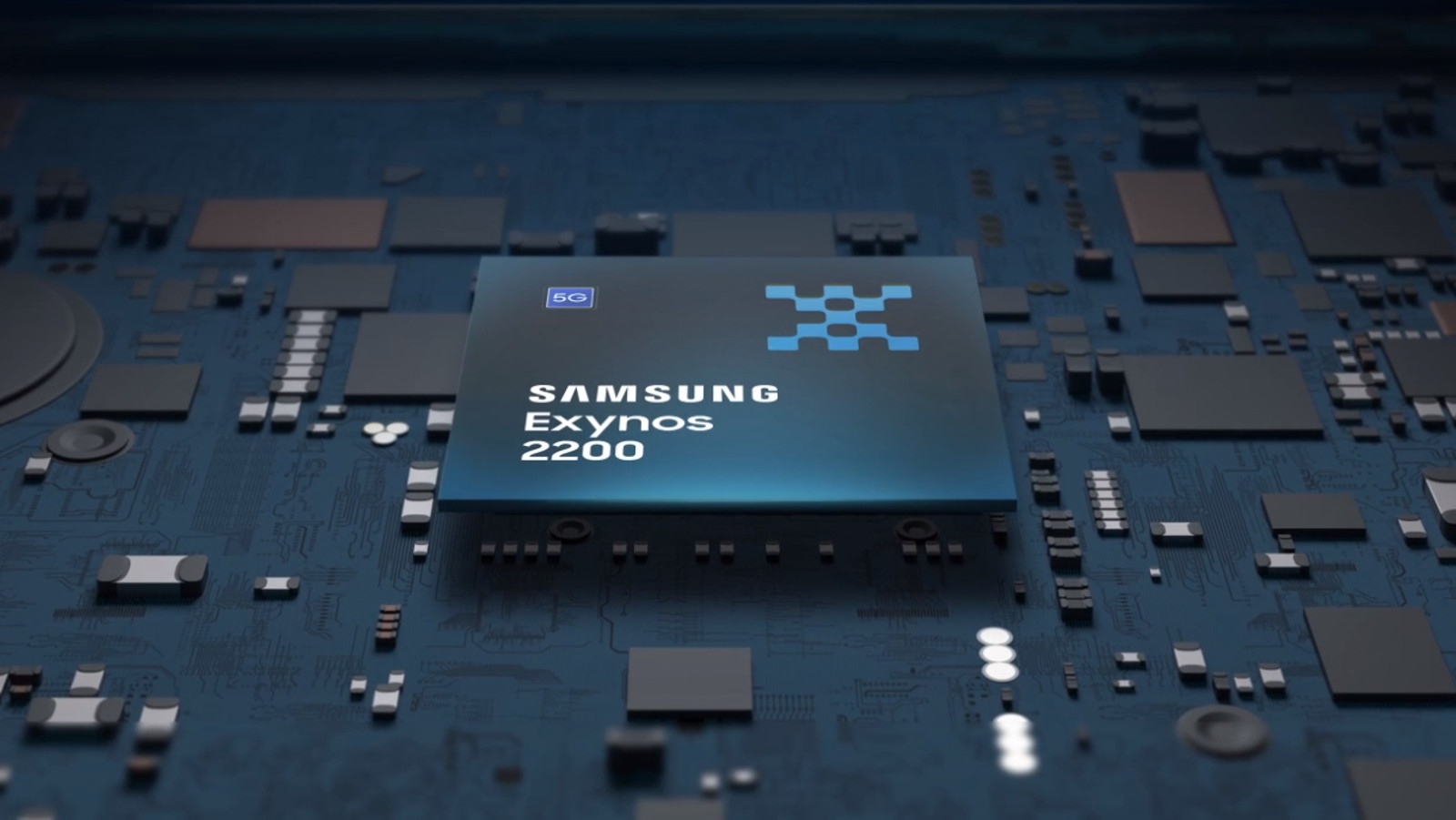 The Samsung Exynos 2200 chipset.