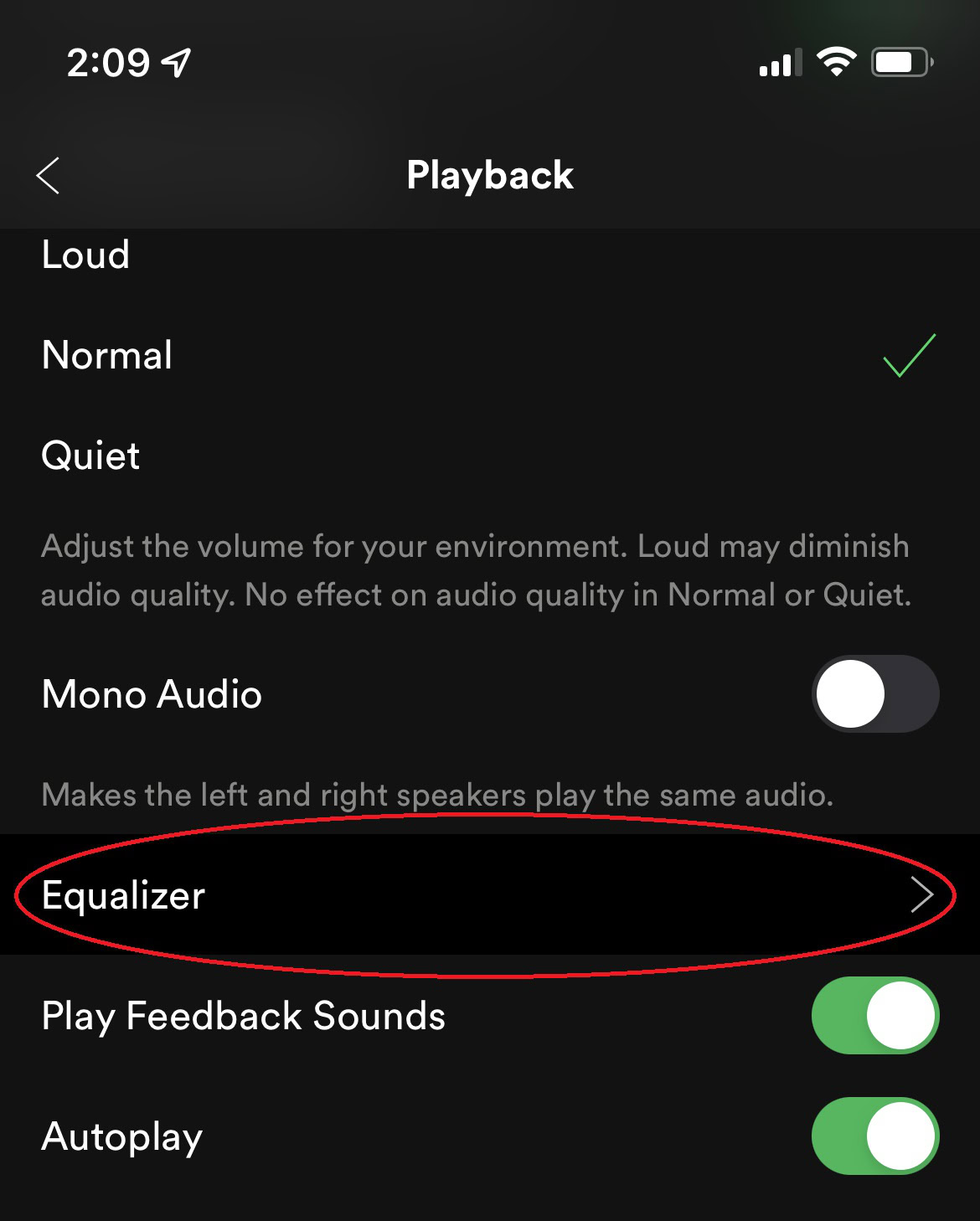 Spotify Apple EQ Step 3