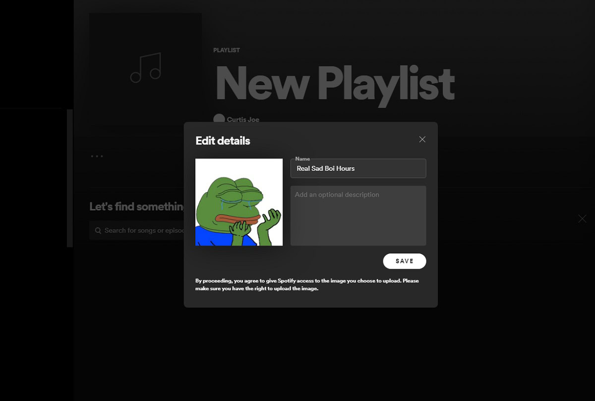 Spotify Playlist Custom Name 3