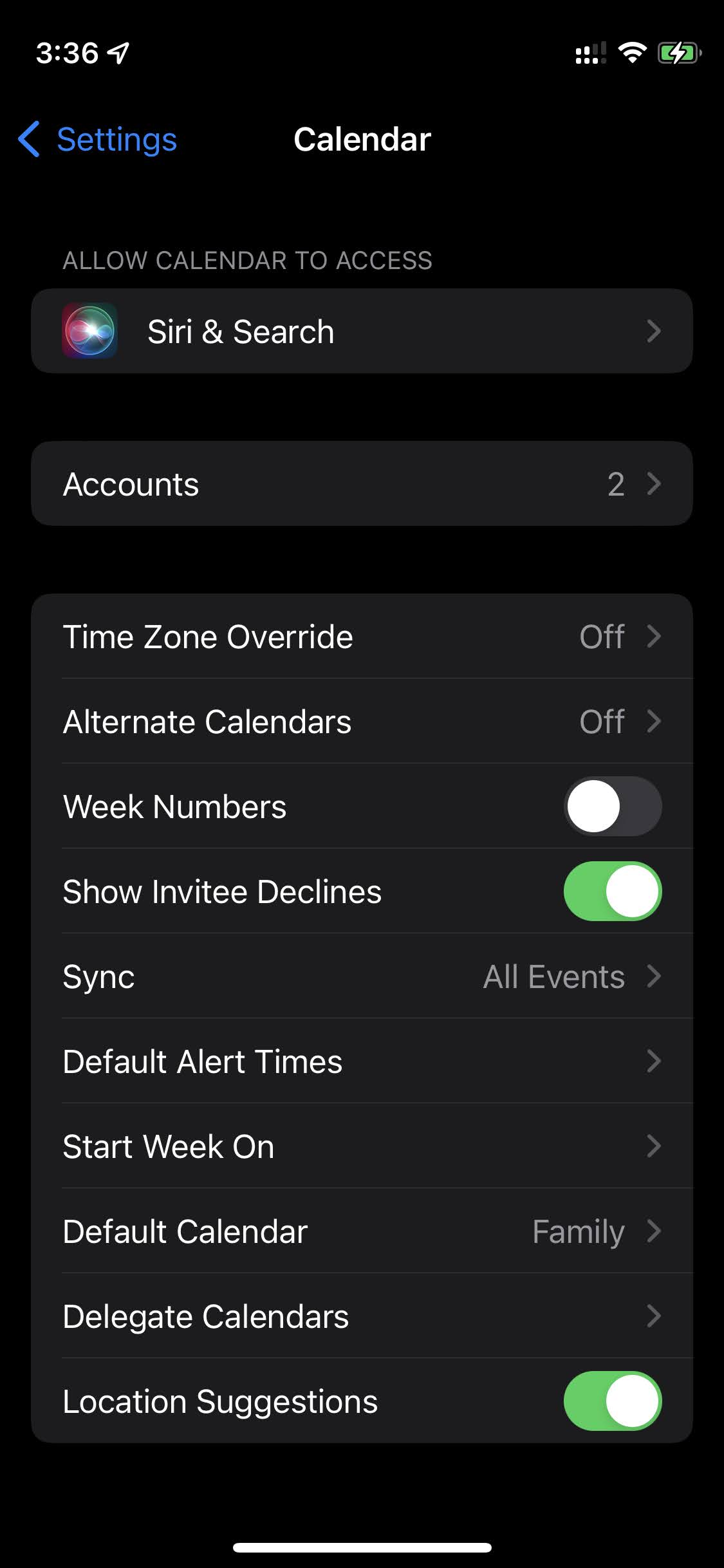Sync iPhone calendar to iCloud 2