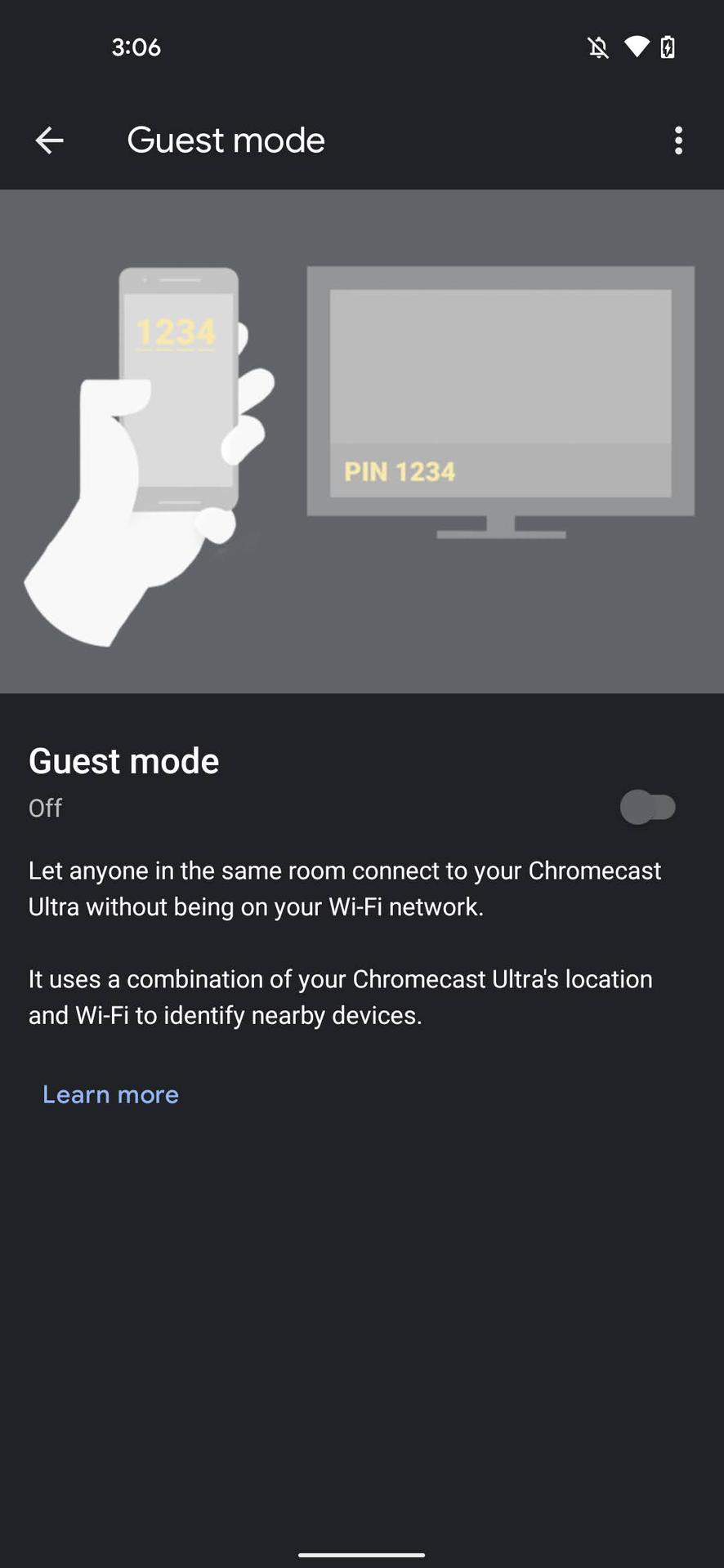 Turn on Guest Mode on Chromecast 5