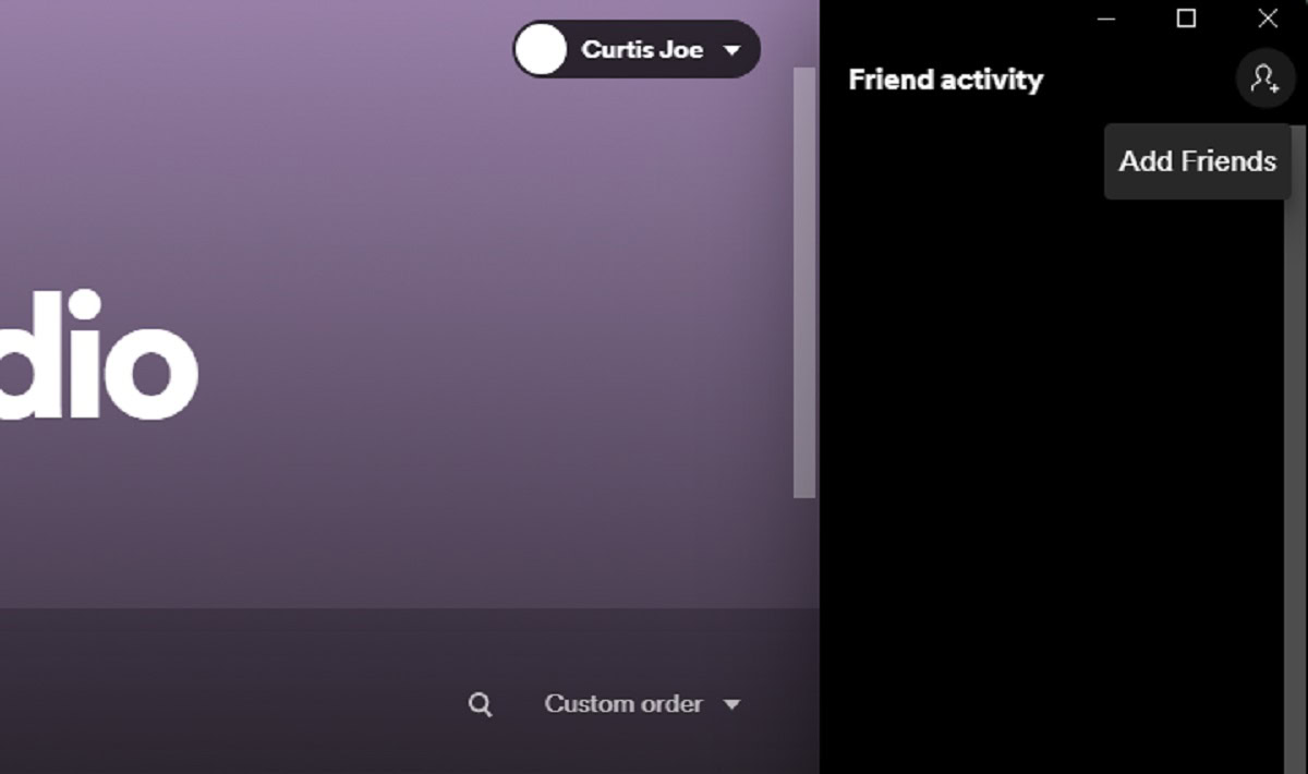 add friends spotify desktop slim