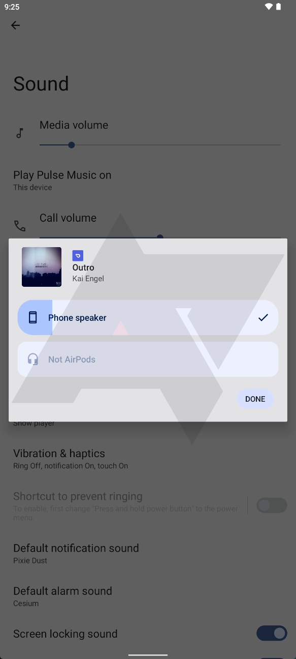 android 13 audio output selector ap 1
