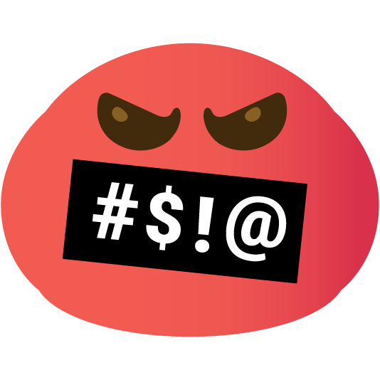 Emoji Kitchen combo blob angry