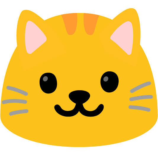 Emoji Kitchen combo blob cat