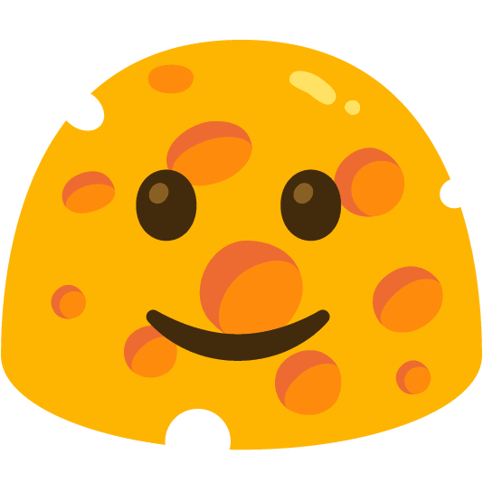 Emoji Kitchen combo blob cheese