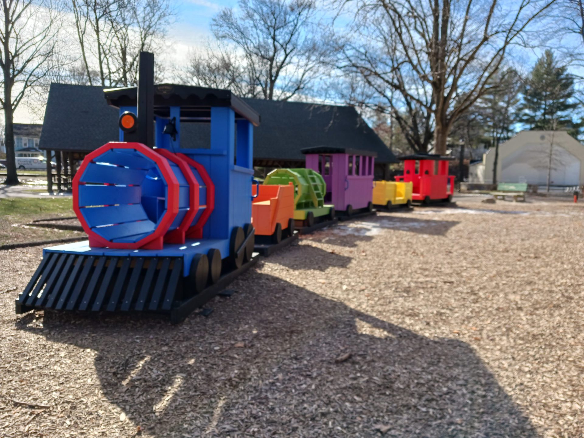 galaxy a13 standard image of a rainbow colored train