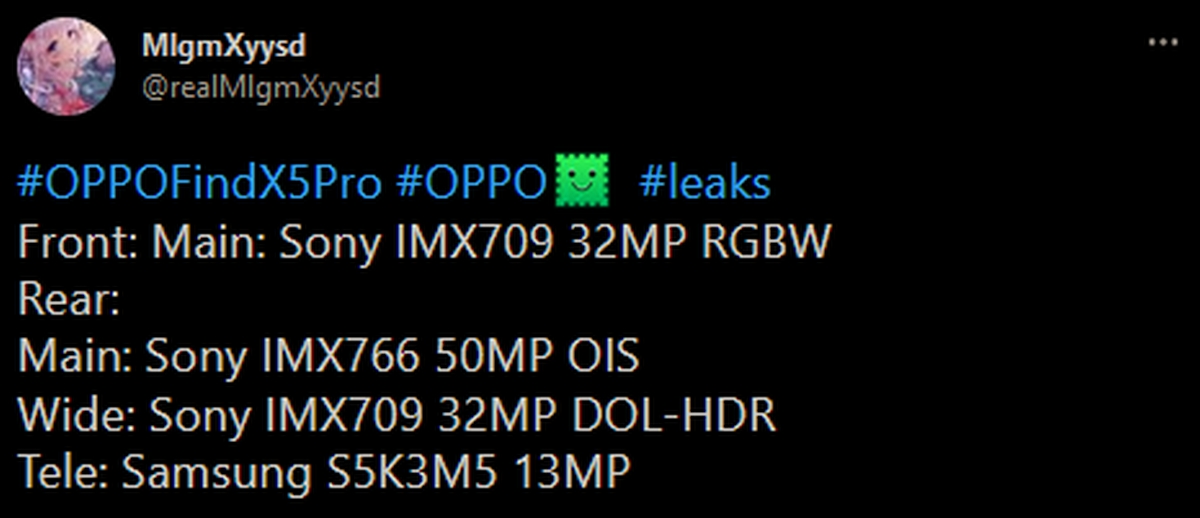 oppo find x5 pro camera leak 1