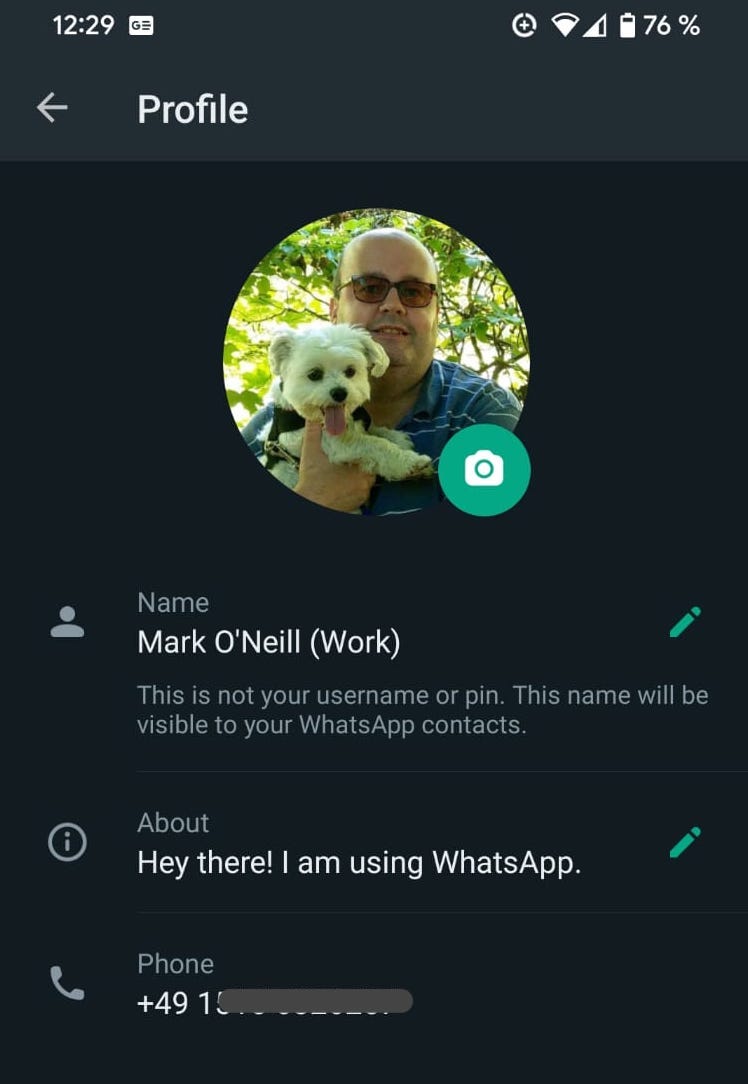 Whatsapp login with phone number